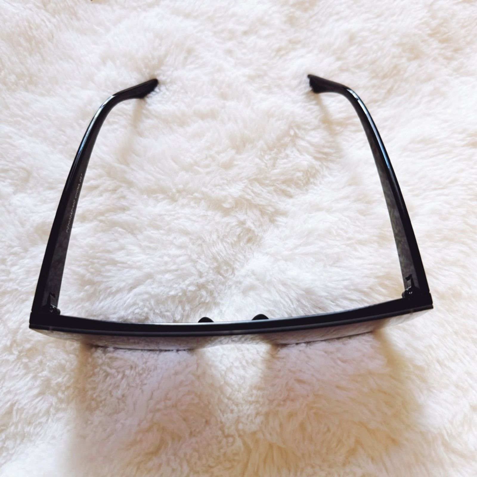 Other Greta Black Oversized Statement Sunglasses Size ONE SIZE - 4 Thumbnail