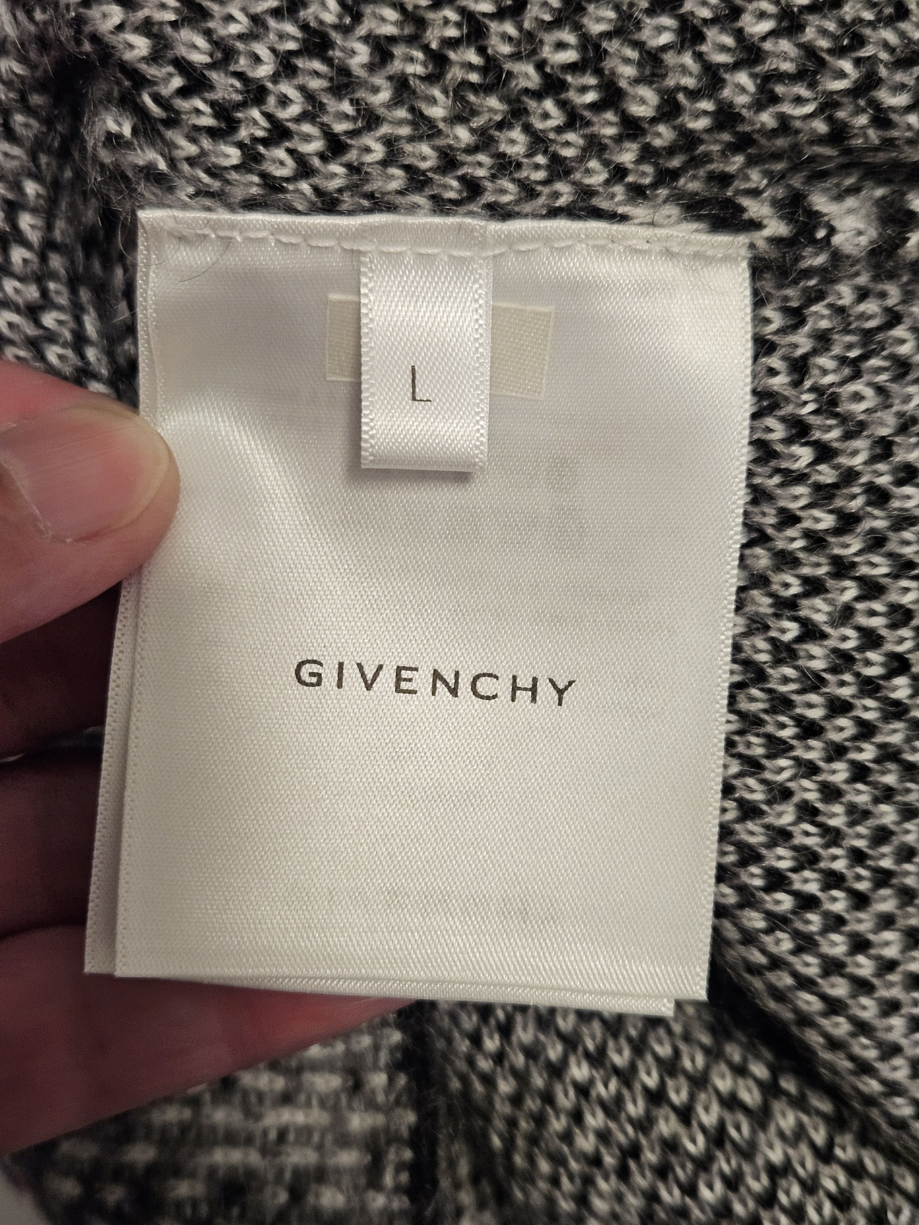 Givenchy 4G Checked Mohair Sweater Size US L / EU 52-54 / 3 - 12 Thumbnail