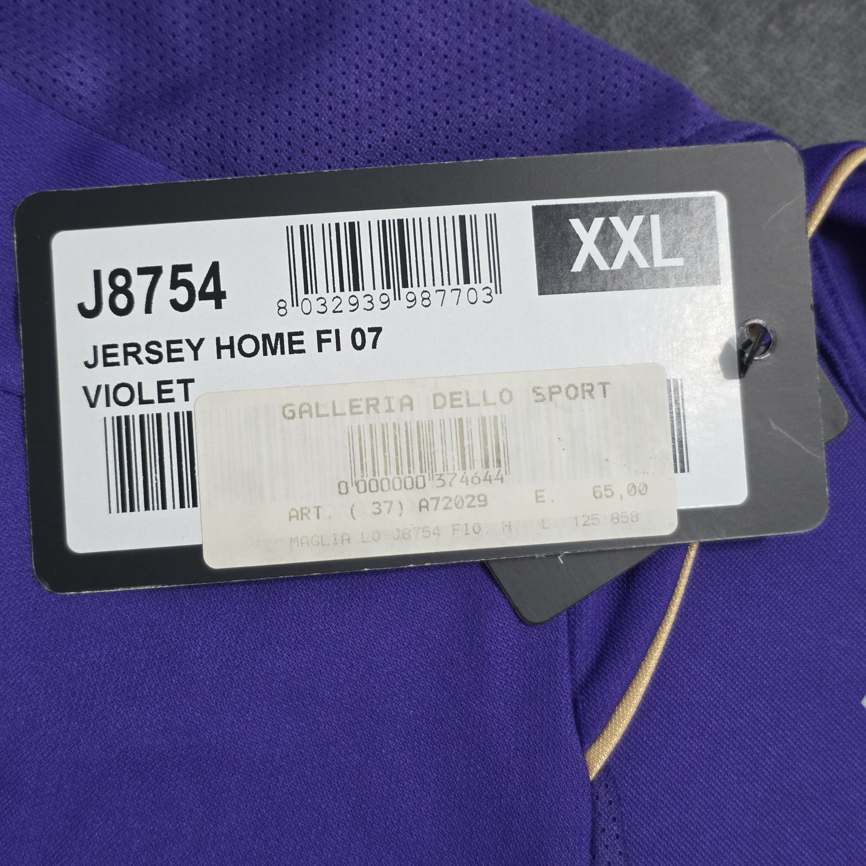 Lotto Sport Lotto football shirt Fiorentina Size US XXL / EU 58 / 5 - 3 Thumbnail