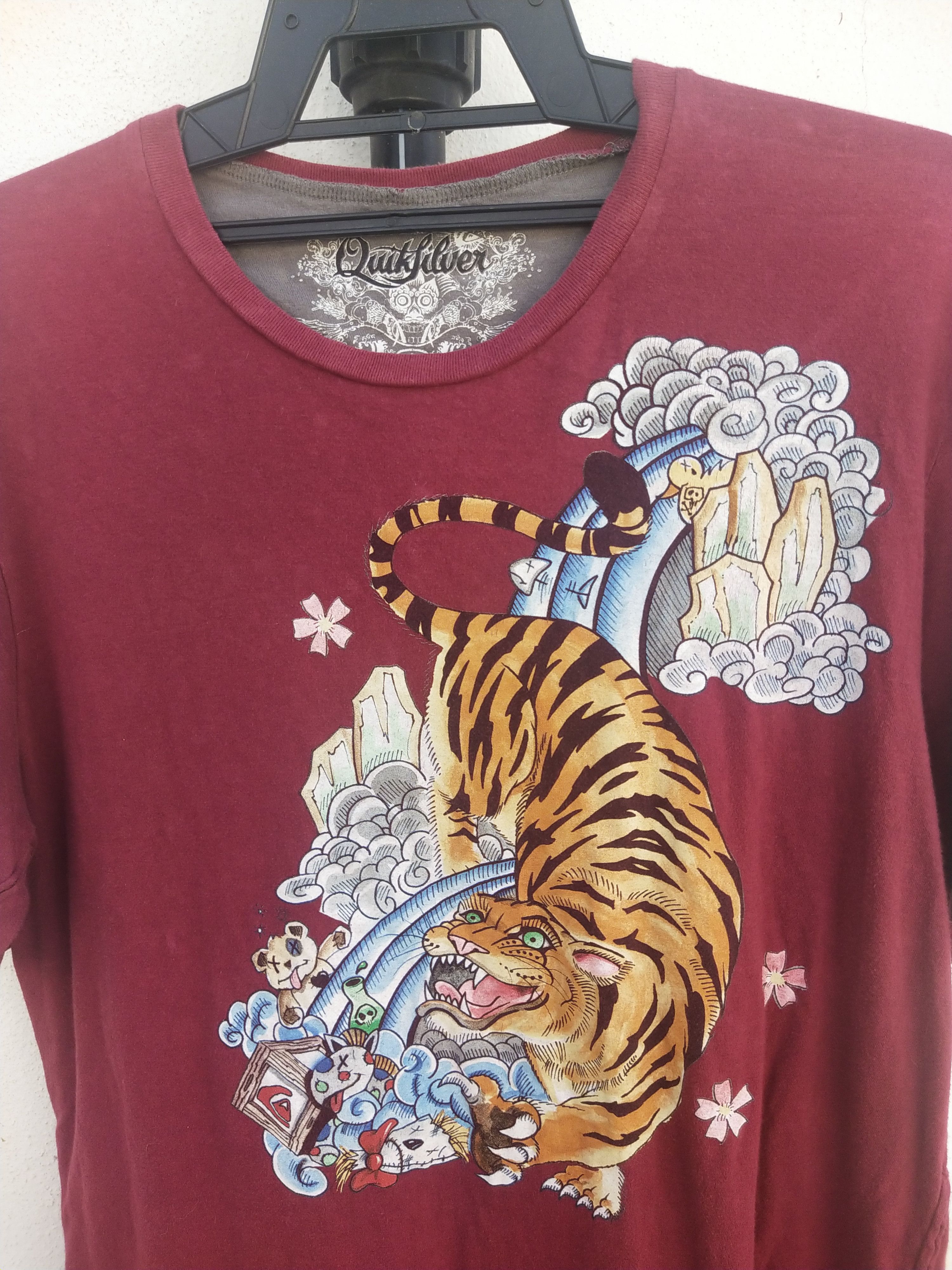 Quiksilver 🔥 Rare Quiksilver T Shirt Size US L / EU 52-54 / 3 - 2 Thumbnail