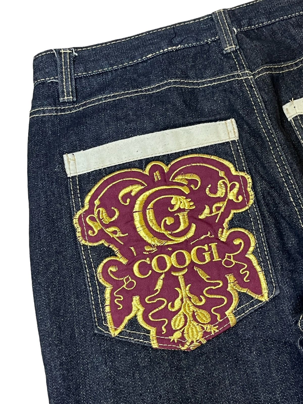 Coogi SICK🔥COOGI AUSTRALIA PRINTED/EMBROIDERY BAGGY JEANS Size US 34 / EU 50 - 10 Thumbnail