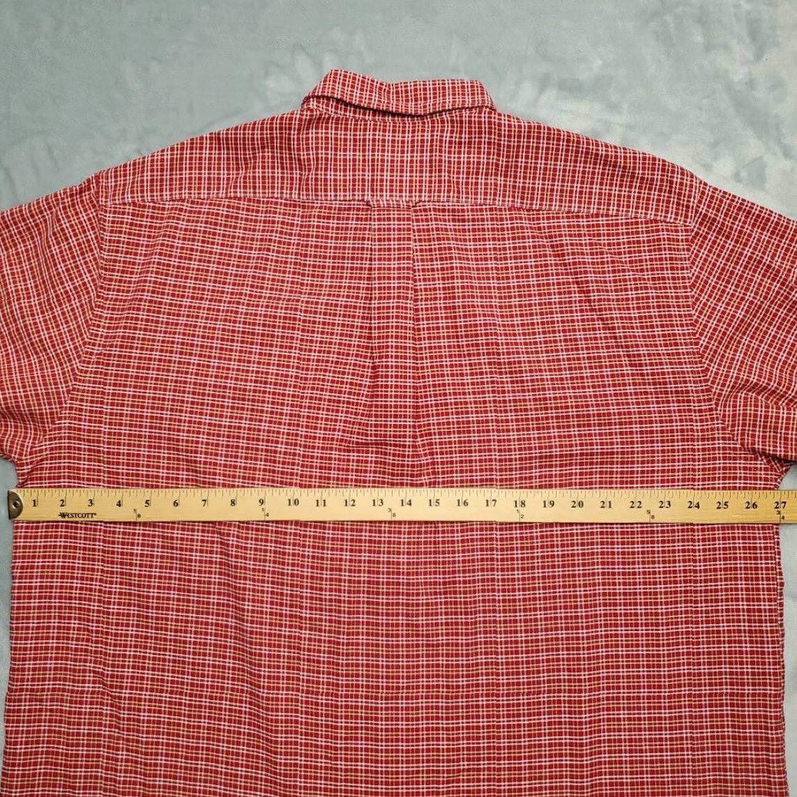 Vintage VINTAGE Towncraft Shirt Mens XL Red Plaid Wrinkle Free Grandpa Retro 80s 90s Dad Size US XL / EU 56 / 4 - 7 Thumbnail