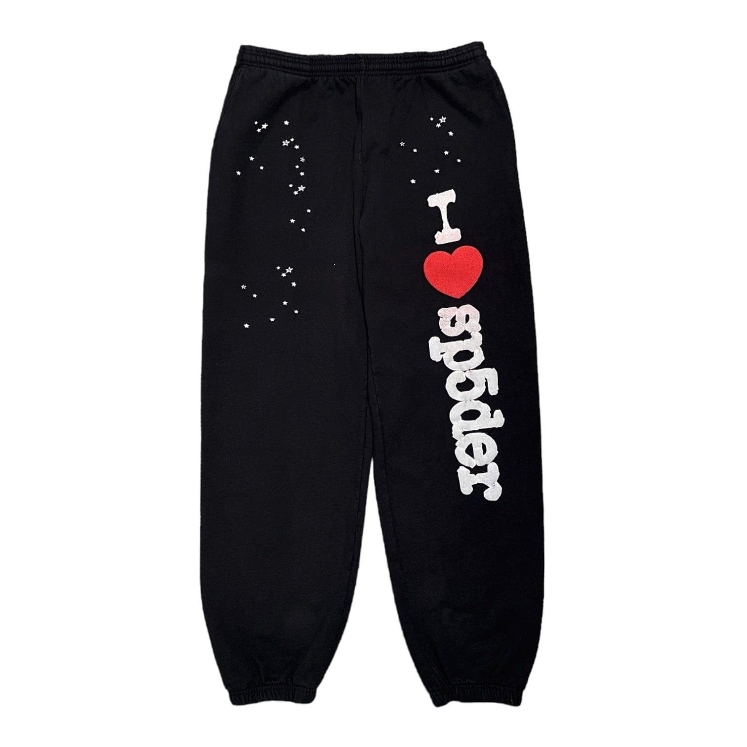 image of Spider Worldwide I Heart Sp5 Souvenir Sweatpants Black, Men's (Size 36)