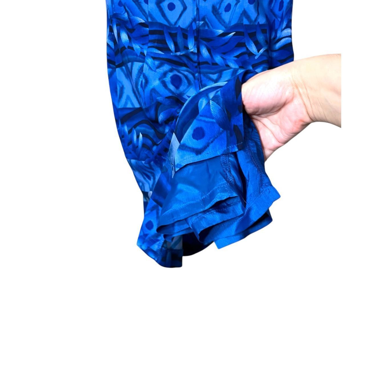 Other Vintage Jessica Howard Blue Sleeveless Scoop Neck Knee Lengt Size L / US 10 / IT 46 - 7 Thumbnail
