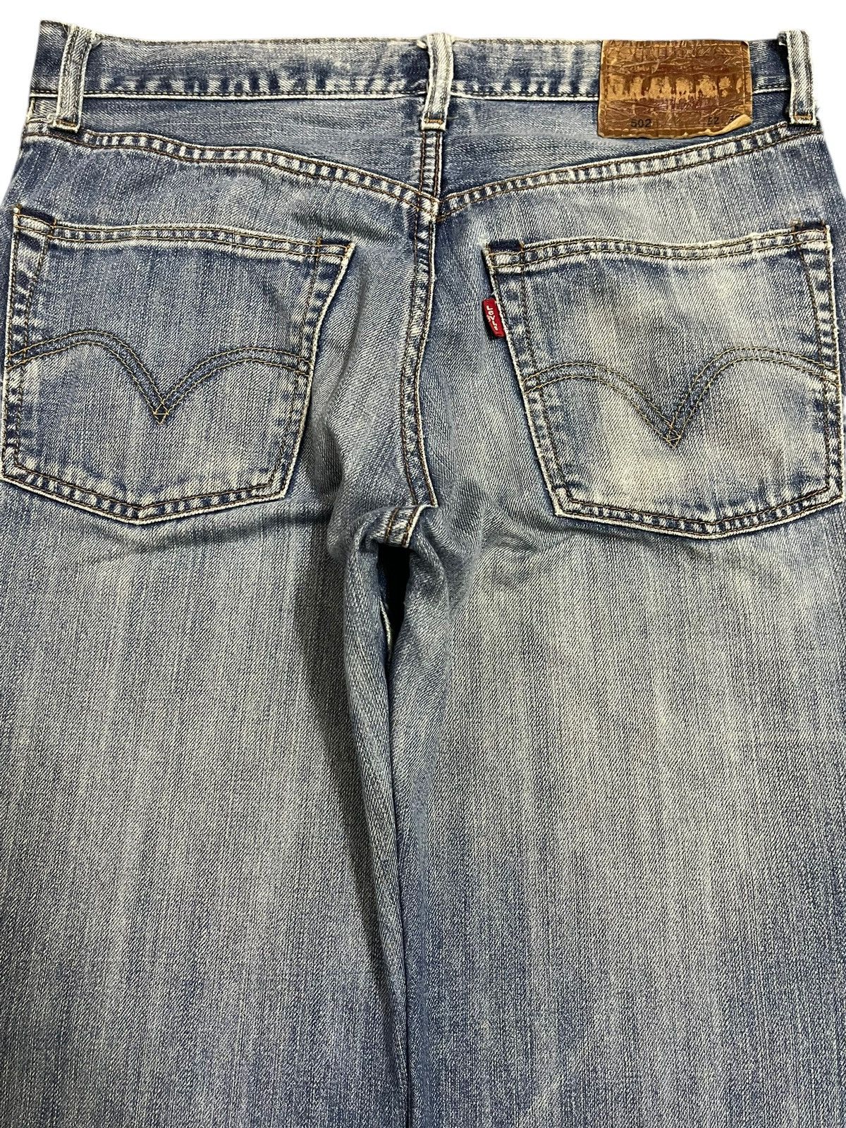 Levi's Vintage 90s Levis 502 Faded Wash Distress Loose Jeans Size US 33 - 5 Thumbnail