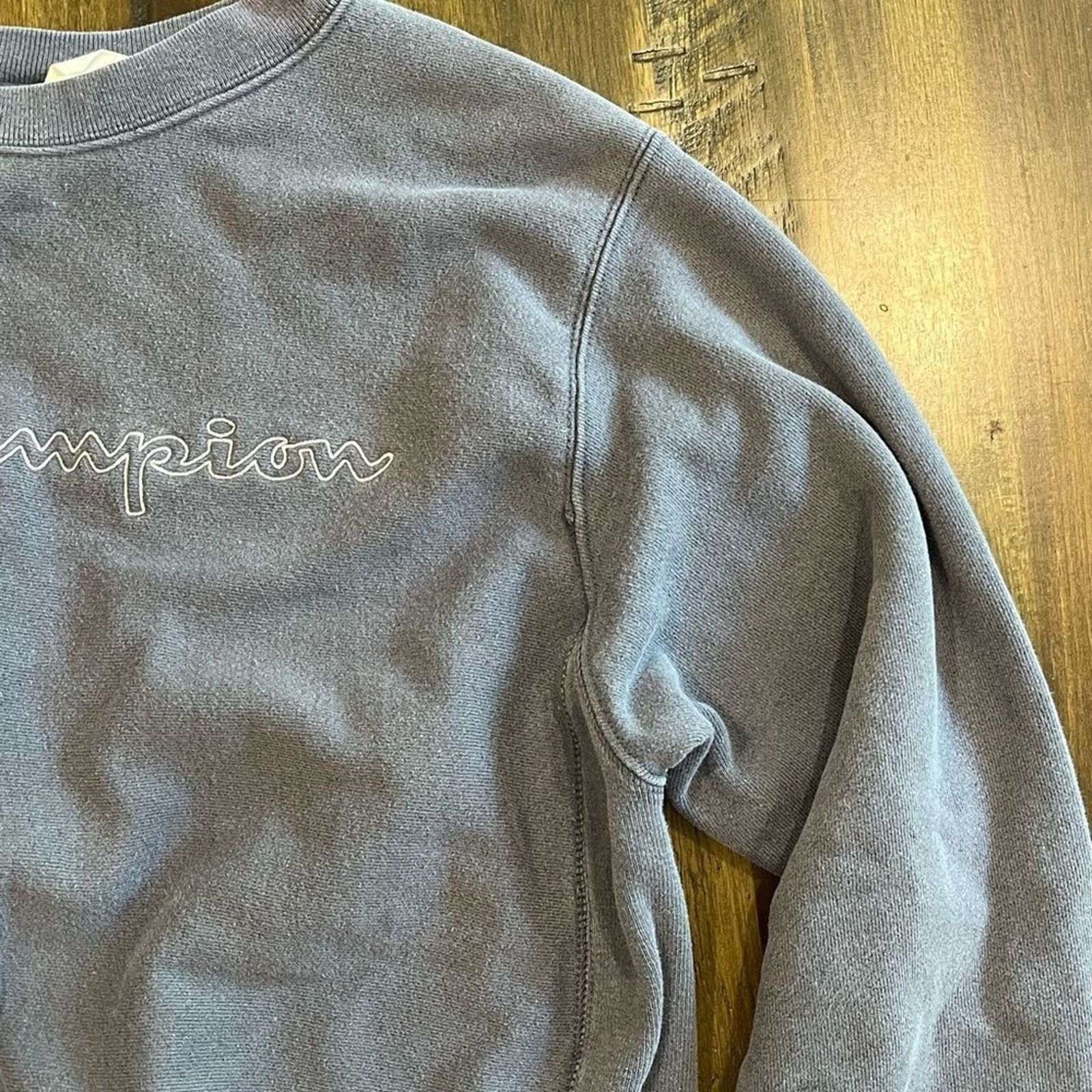 Champion Champion Reverse Weave Gray Pullover Sweatshirt Youth Size S Size US S / EU 44-46 / 1 - 2 Thumbnail