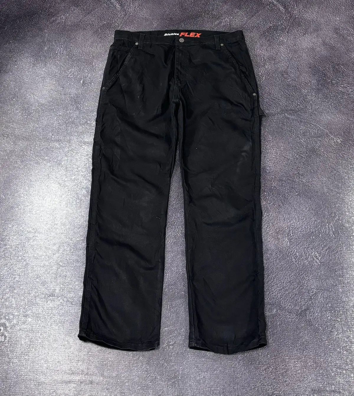 Dickies × Vintage Vintage Dickies Flex American Black Work Hype Pants Size US 36 / EU 52 - 2 Thumbnail