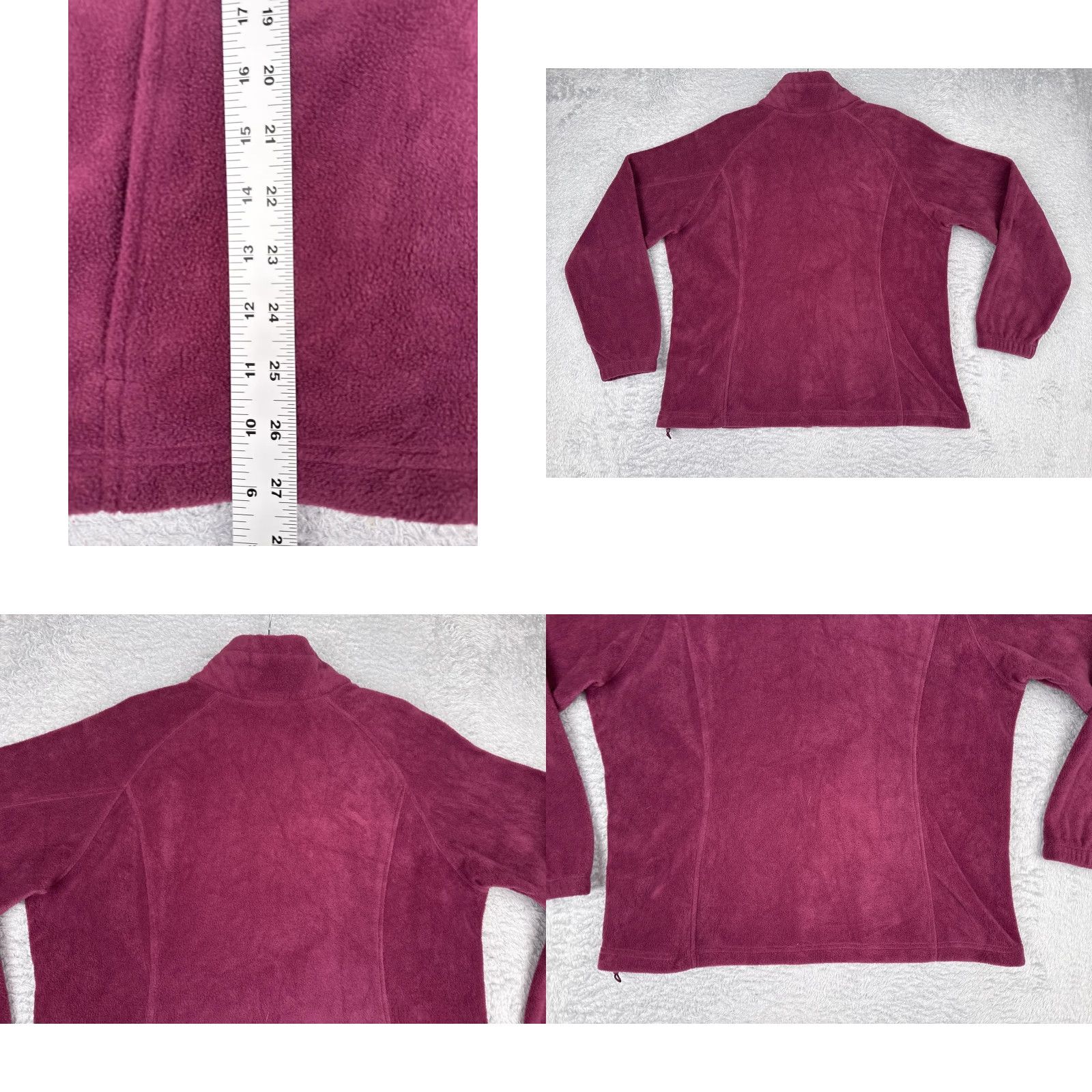 Pinko Columbia Jacket Womens XXL Pink Fleece Full Zip Pockets Outdoor Hiking Warm Size XXL / US 16-18 / IT 52-54 - 9 Thumbnail