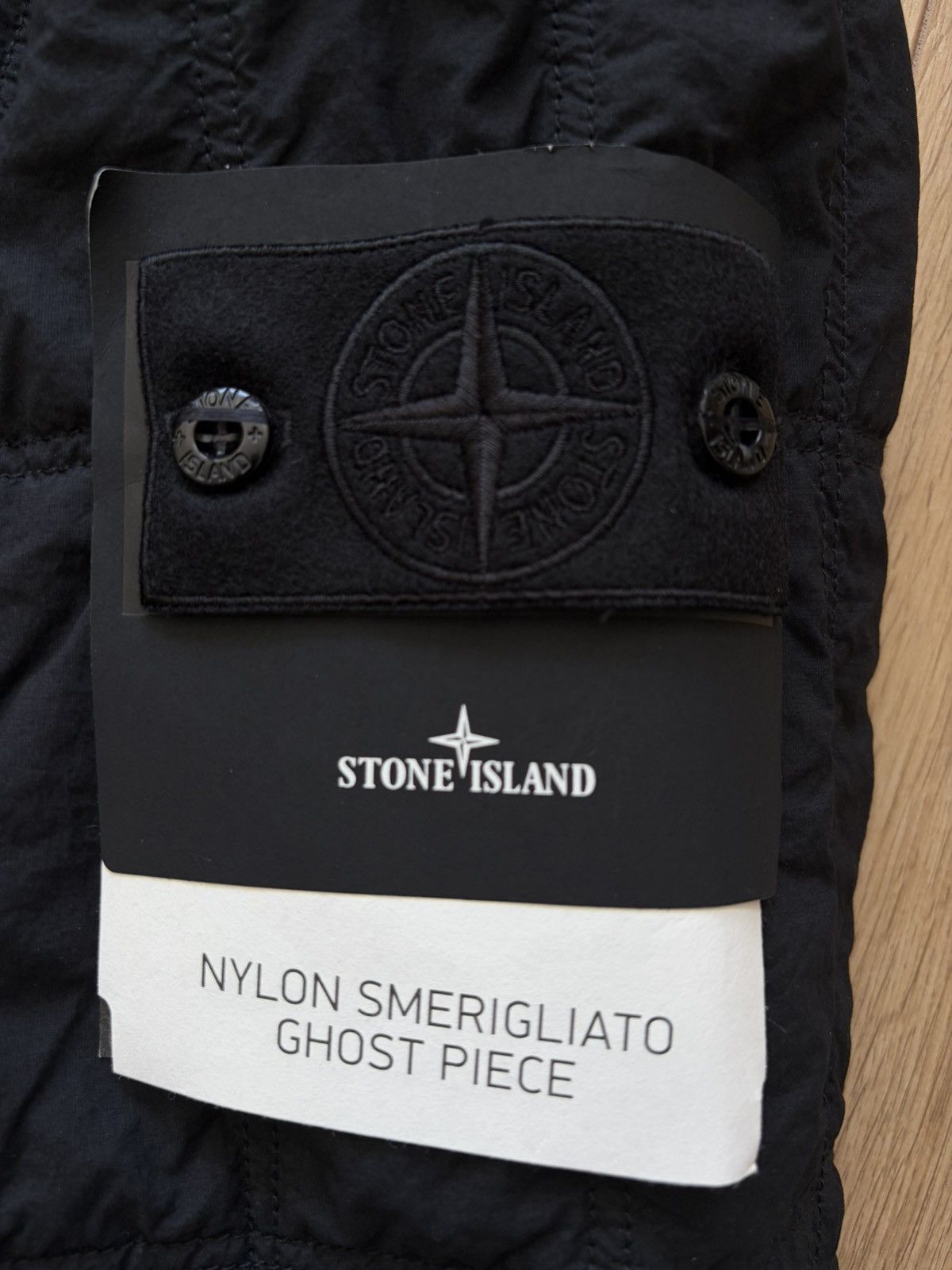 Stone Island Stone Island Black Nylon Smerigliato Jacket - Large Size US L / EU 52-54 / 3 - 7 Thumbnail