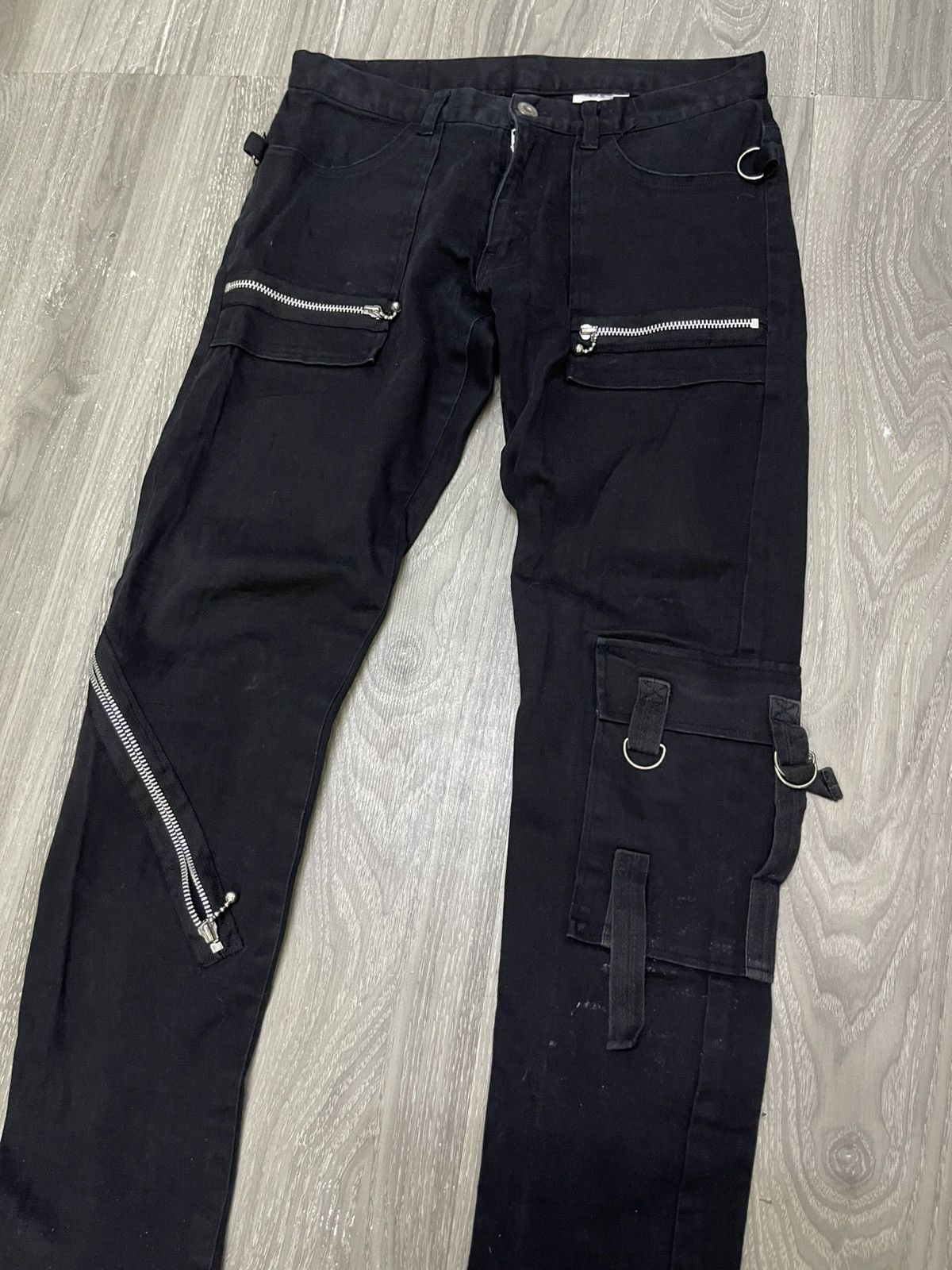 If Six Was Nine Jepanes Brand Chaos London Punk Bondage Pants Size US 28 / EU 44 - 10 Thumbnail