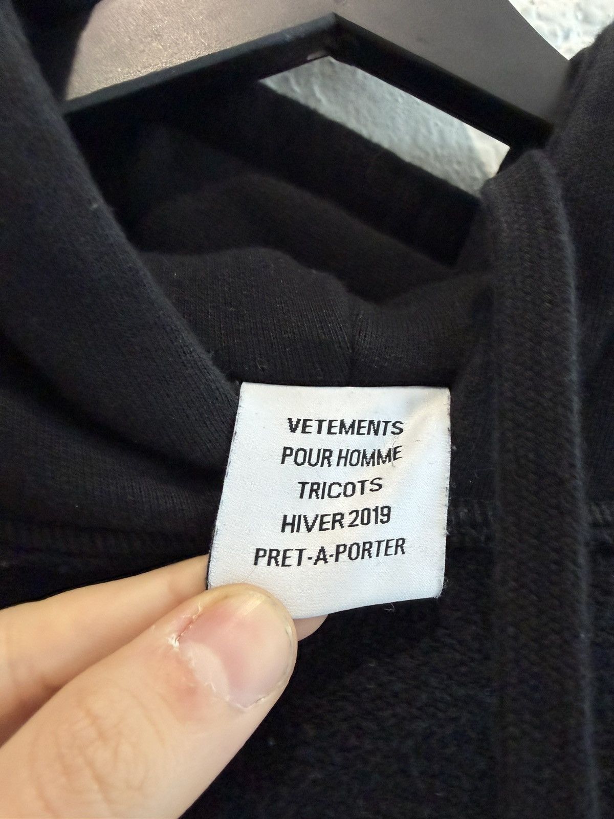 Vetements WINTER 2019 VETEMENTS ‘FUCK’ INSIDE OUT HOODIE Size US S / EU 44-46 / 1 - 3 Thumbnail