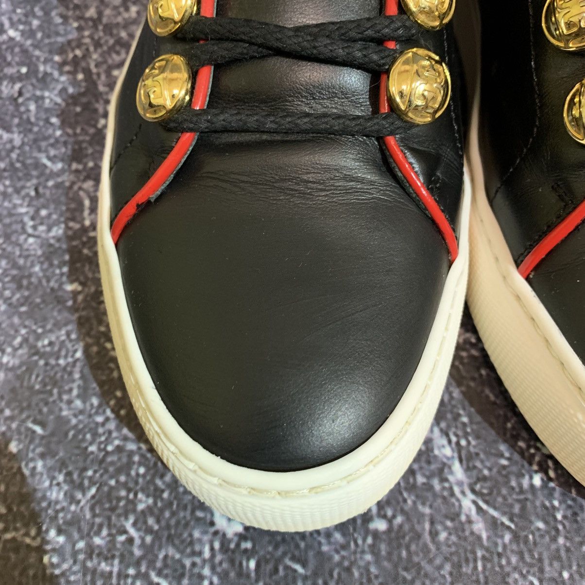 Escada RARE🔥 ESCADA Women’s Leather Lace-Up Sneakers Size 37 Size US 7 / IT 37 - 6 Thumbnail