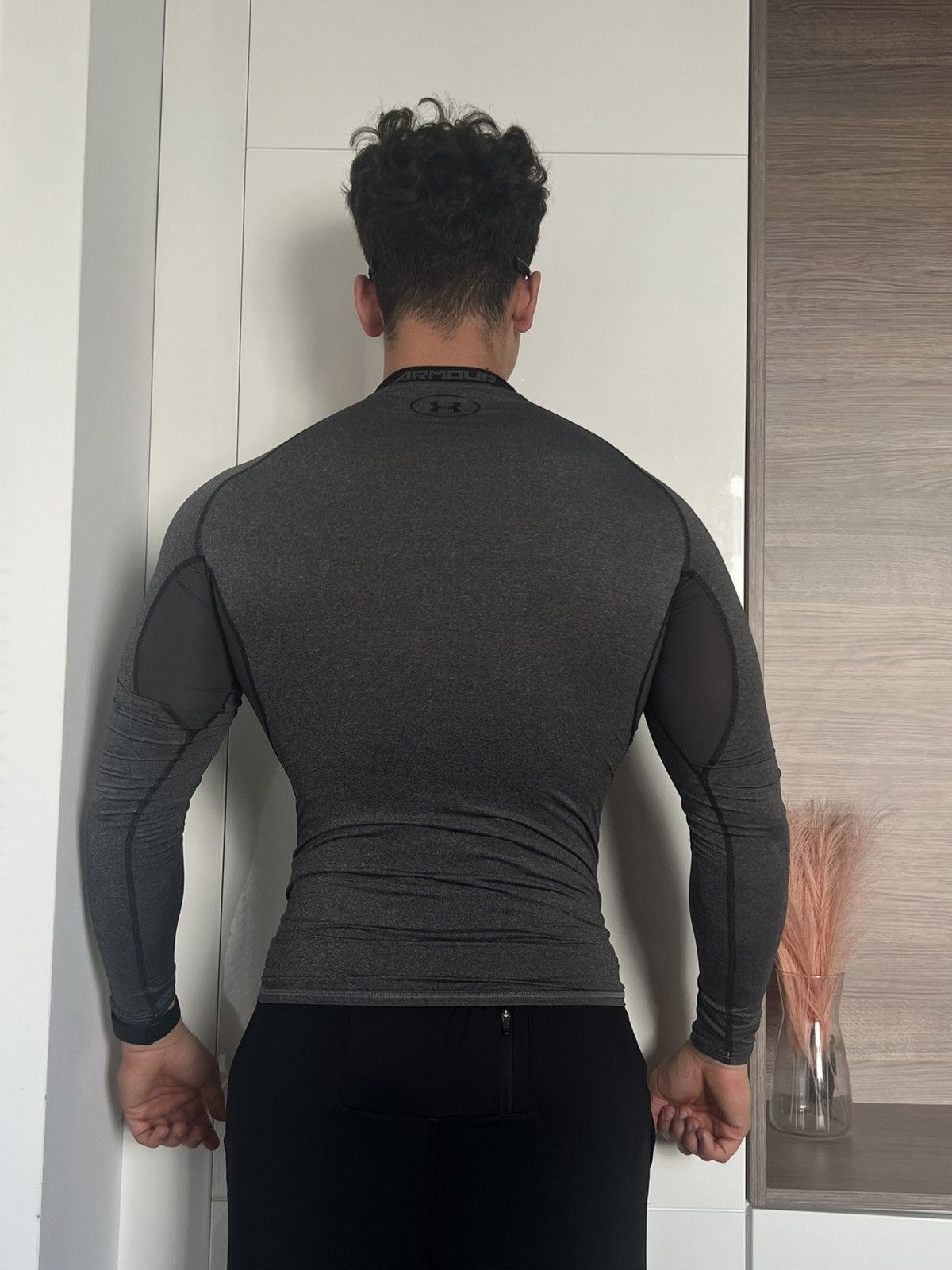 Other × Under Armour Under Armour Central Logo Onix Compression Heatgear Long Tee Size US M / EU 48-50 / 2 - 4 Thumbnail