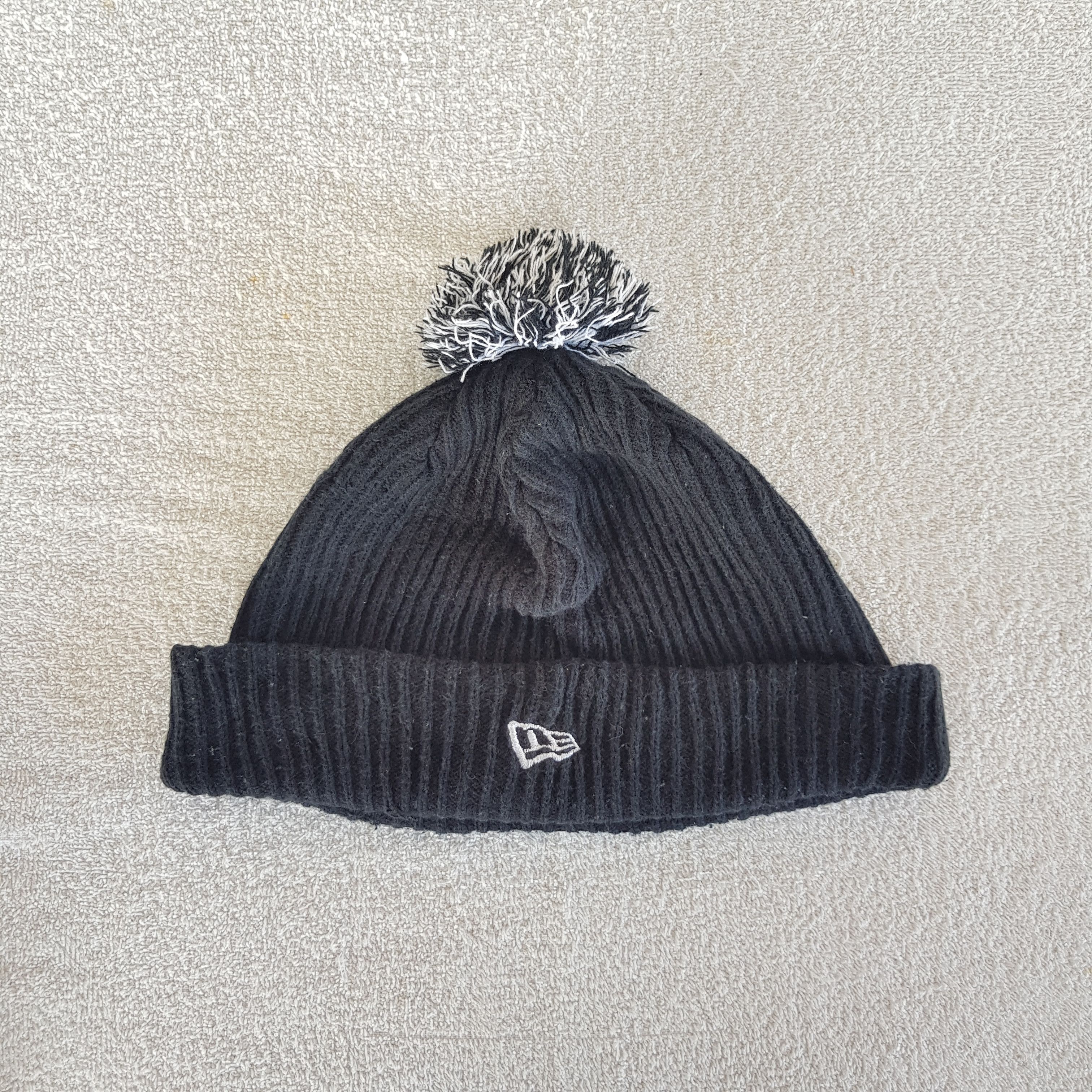 Japanese Brand Vintage Y2K New Era Beanie Fair Isle Ribbed Knit Caps Hats. Size ONE SIZE - 4 Thumbnail