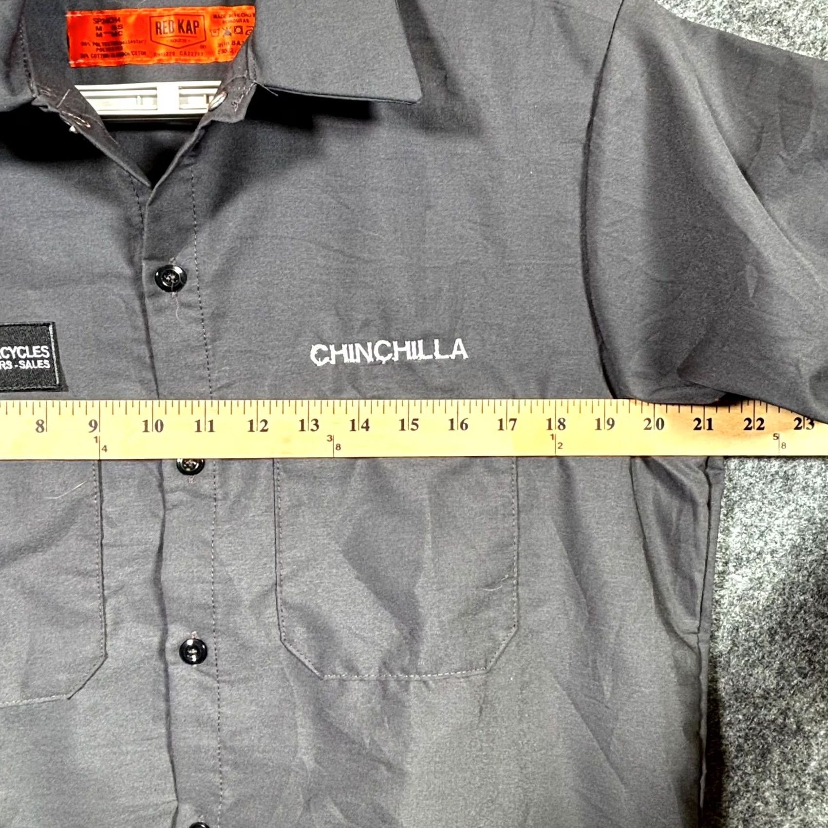 Red Kap Red Kap Shirt Men’s M Gray Polyester Button-Up Industrial Kona Motorcycles Logo Size US M / EU 48-50 / 2 - 5 Thumbnail