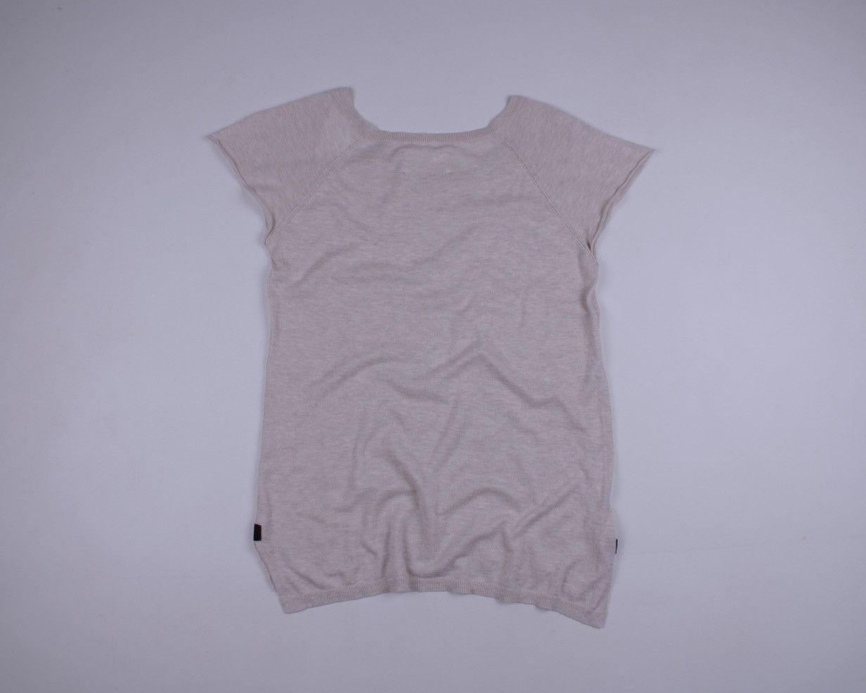 Zadig & Voltaire ZADIG & VOLTAIRE Skull Beige Sleeveless Cap Sleeve Tops Size M / US 6-8 / IT 42-44 - 13 Thumbnail