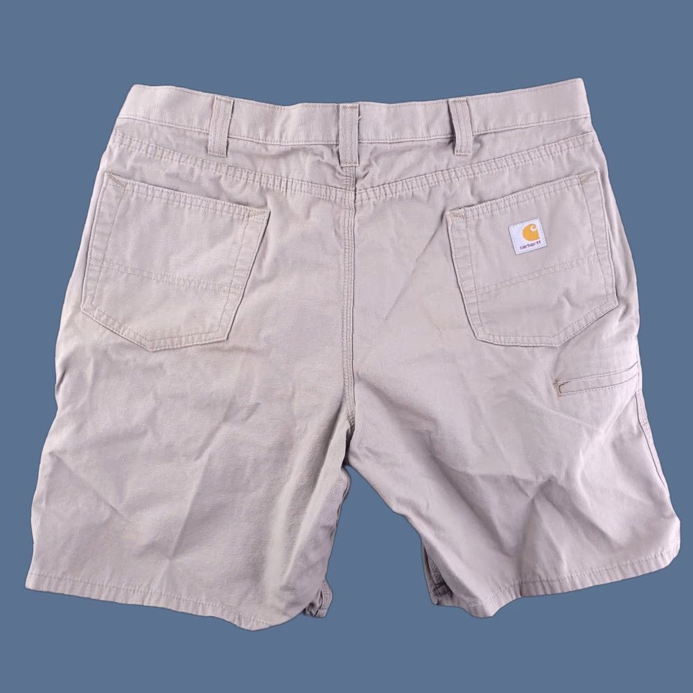 Carhartt Carhartt Shorts Mens 40 Brown Ripstop Work Casual Cargo Cotton, Solid, Regular Size 40, Waist 40 in, Vintage No, Mens Size US 40 / EU 56 - 1 Thumbnail