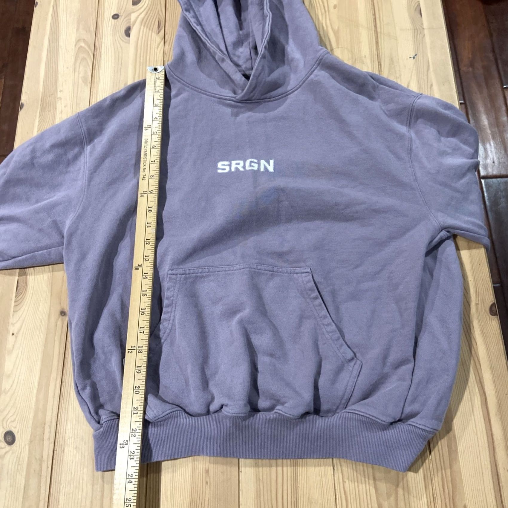 Vintage Shoe Surgeon Hoodie Mens S Lavender Pullover Sweatshirt Merch Graphic Print Logo Sweater Winter Fall Regular Cotton Fleece Purple Men Size US S / EU 44-46 / 1 - 4 Thumbnail