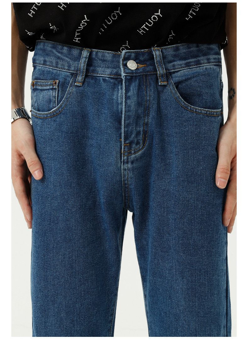 Japanese Brand × Jean Japanese trendy straight-leg flared solid color jeans Size US 32 / EU 48 - 3 Thumbnail