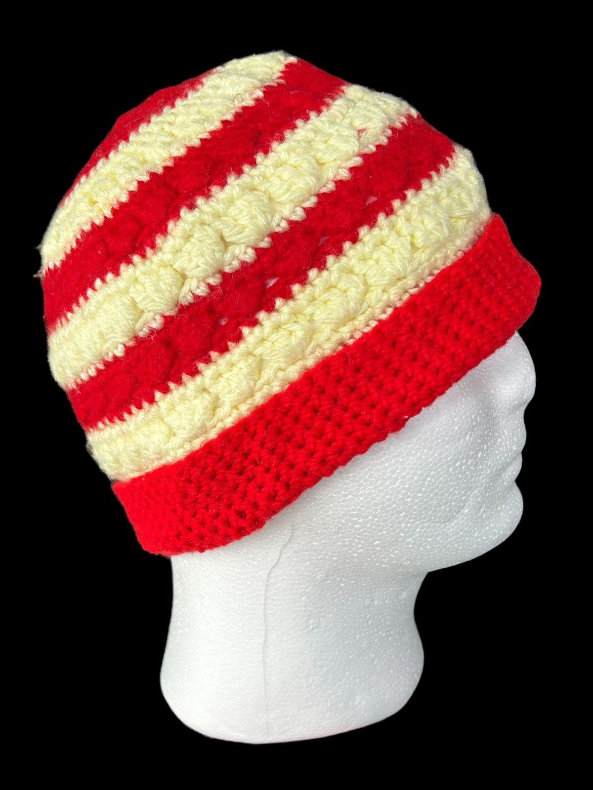 14th Addiction × Japanese Brand 💥Handmade Crochet knitted Beanie Hats Size ONE SIZE - 1 Thumbnail