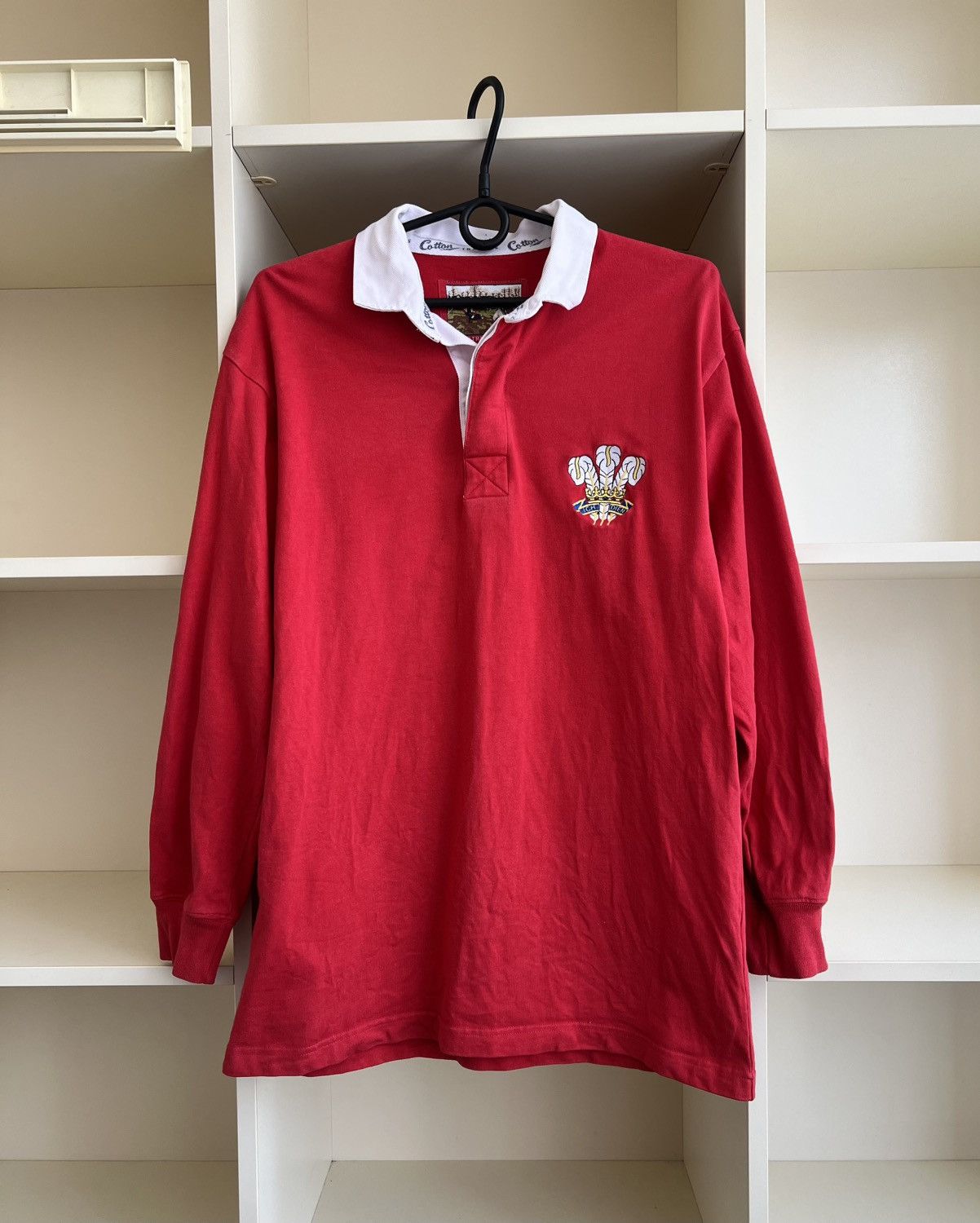 Cotton Traders Vintage Cotton Traders Wales Rugby Shirt Red Long Sleeve Size US S / EU 44-46 / 1 - 1 Thumbnail