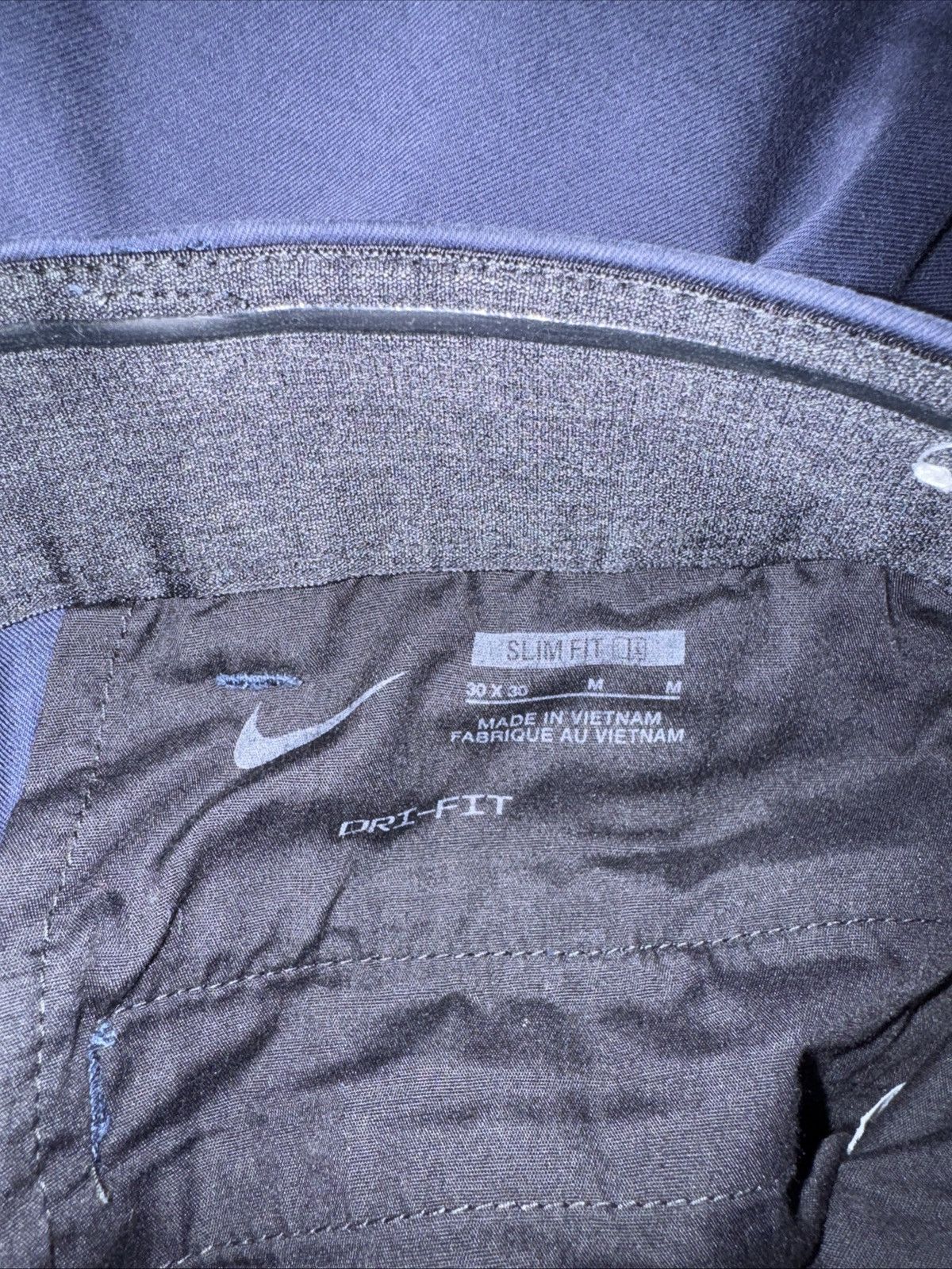 Nike Nike dri-fit slim chino pants navy 30x30 Size US 30 / EU 46 - 3 Thumbnail