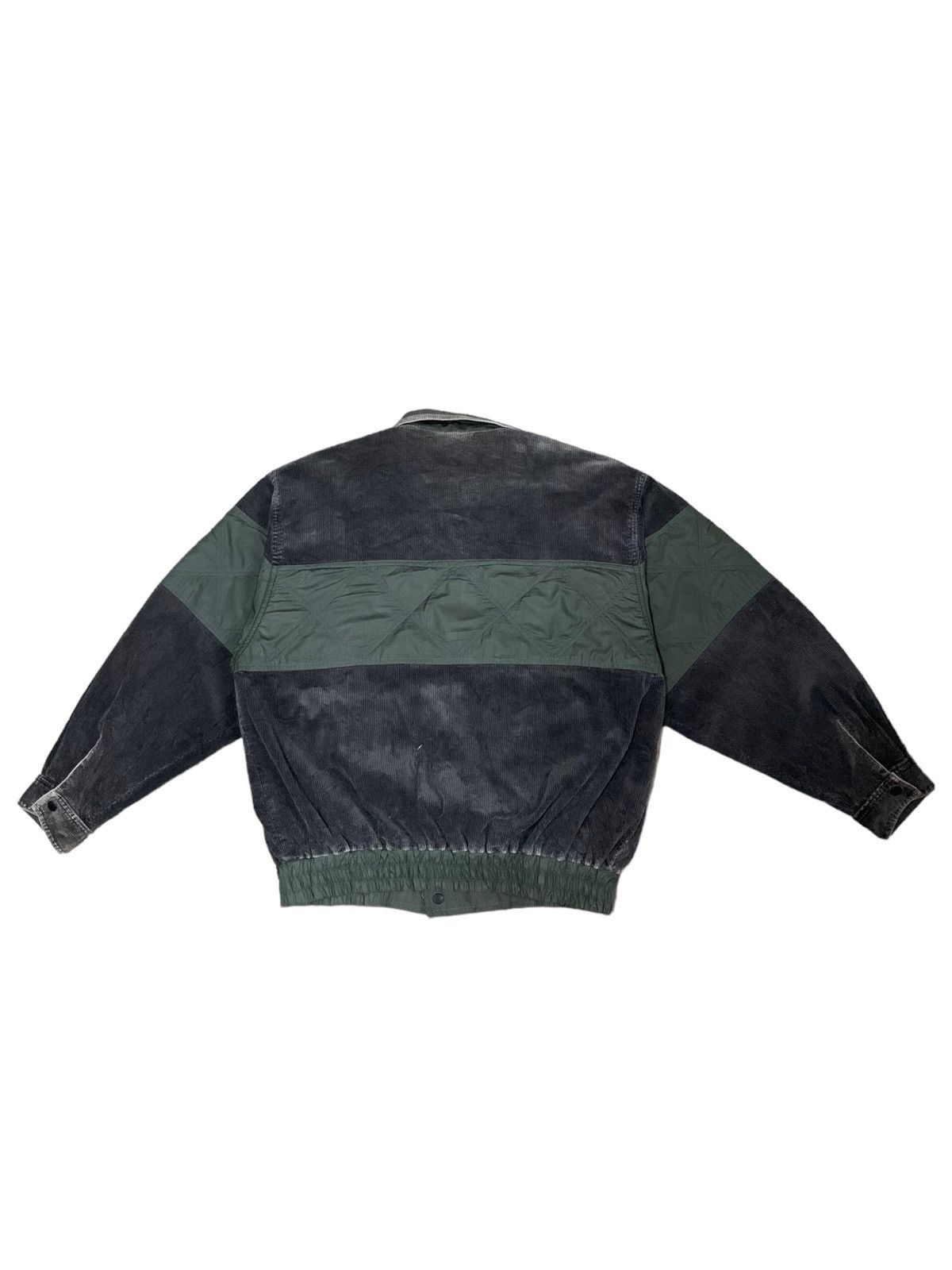 Designer × Issey Miyake × Vintage Vintage Issey Miyake Corduroy Reversible Bomber Jacket Size US M / EU 48-50 / 2 - 2 Thumbnail