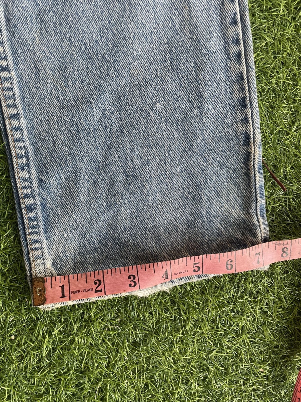 Vintage AUTHENTIC CUSTOM DENIM PACTHWORK Size US 34 / EU 50 - 9 Thumbnail