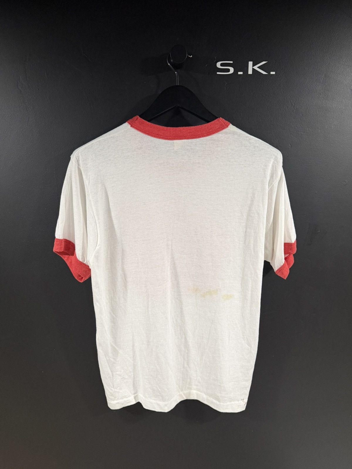 Vintage 1980s Vintage Las Vegas 88 Single Stitch Grunge Ringer Tee L Size US L / EU 52-54 / 3 - 7 Thumbnail