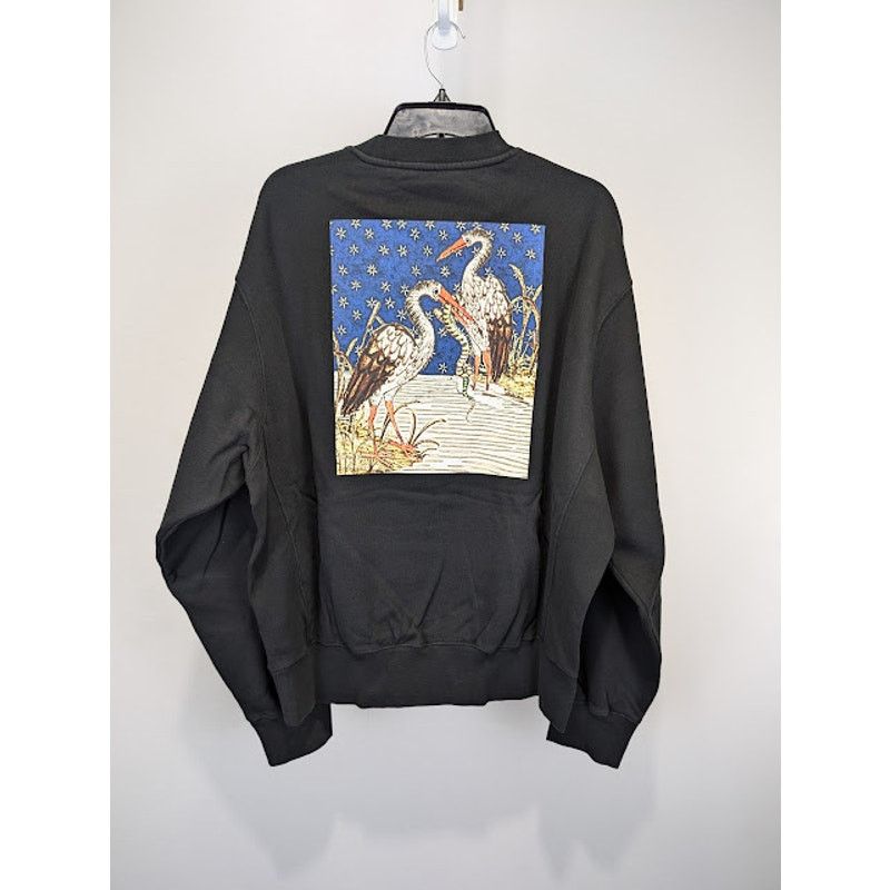 Heron Preston o1rshd1 Medieval Heron Crewneck in Black/White Size US L / EU 52-54 / 3 - 9 Thumbnail