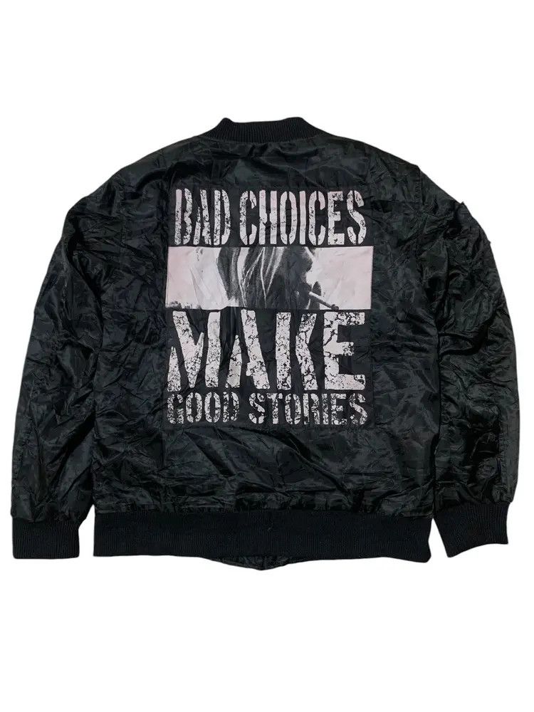 Vintage Vintage poem patches Military bomber jacket Size US M / EU 48-50 / 2 - 7 Thumbnail