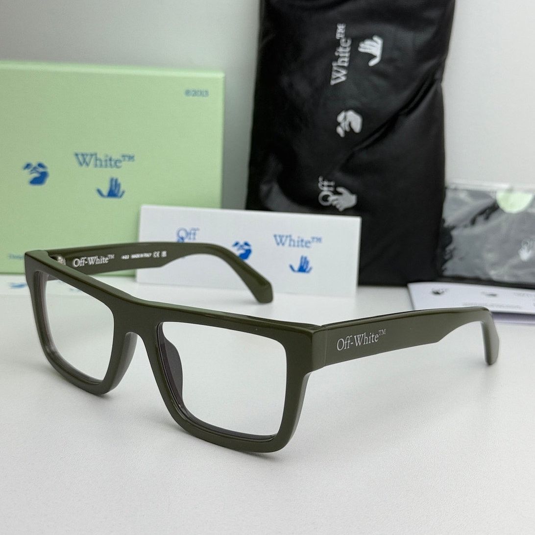 Off-White NEW Off White Style 25 Green Bluelight Eyeglasses Frames Size ONE SIZE - 1 Thumbnail