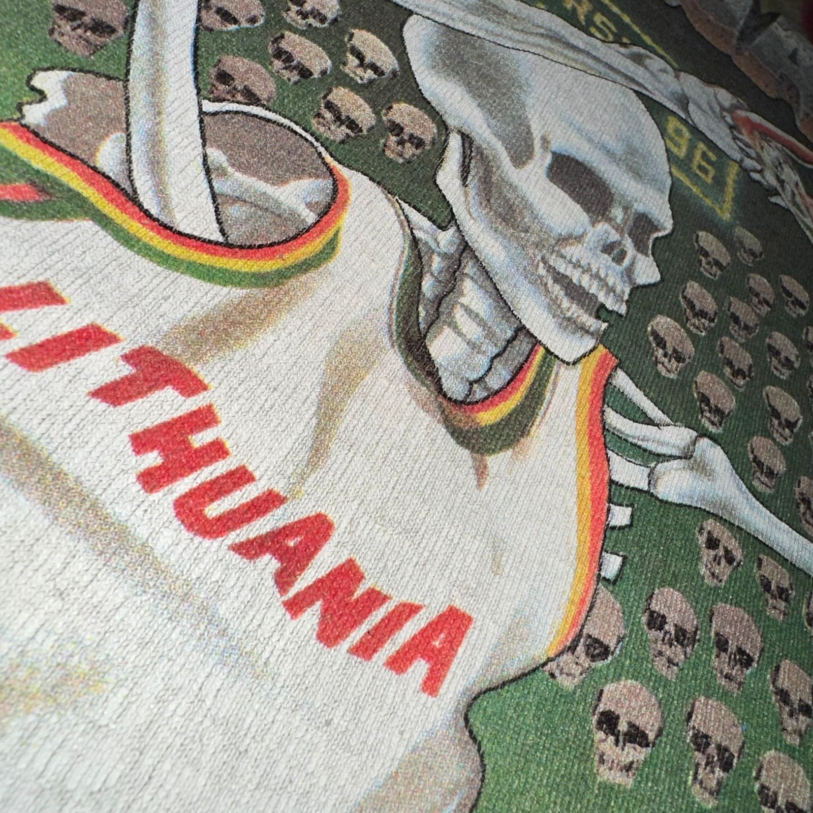 Grateful Dead × Vintage 90s Single Stitch Grateful Dead Lithuania Basketball Tee XL Size US XL / EU 56 / 4 - 10 Thumbnail
