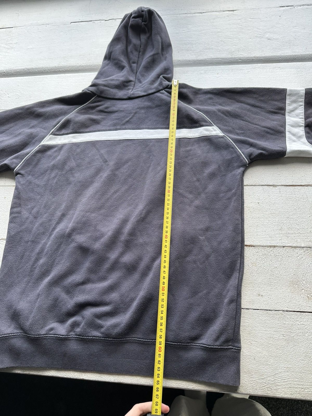 Nike × Vintage 🚨 Vintage Y2K Nike Cortez Hoodie Big Logo drill rare faded Size US M / EU 48-50 / 2 - 9 Thumbnail