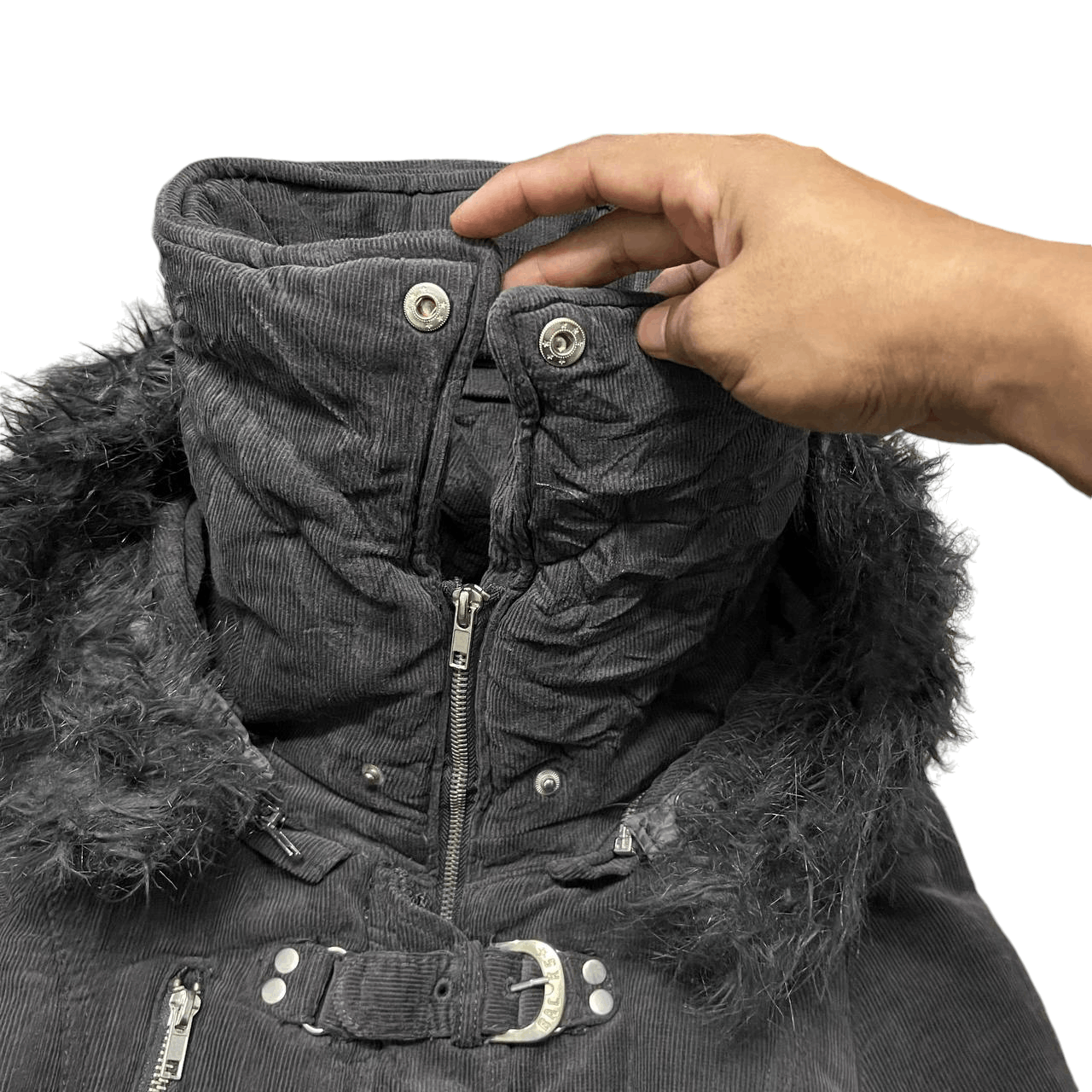 Japanese Brand Vintage Backs Bono Bondage Boa Fur Hooded Padding Jacket Size US S / EU 44-46 / 1 - 15 Thumbnail
