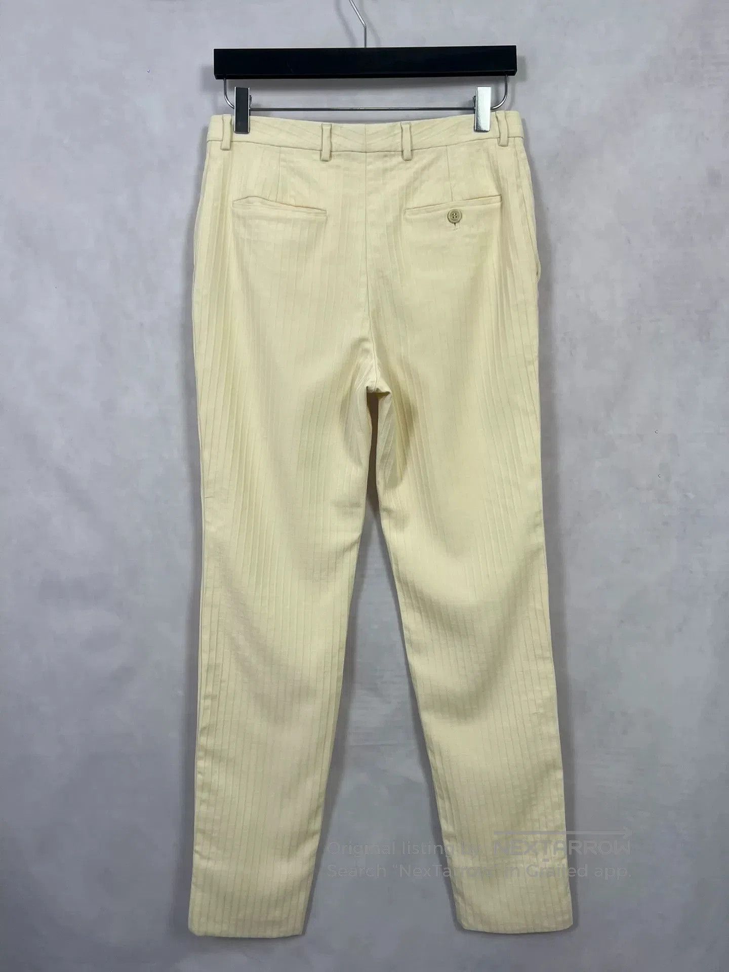 Saint Laurent Paris Saint Laurent Beige Striped Suit Set. Size US M / EU 48-50 / 2 - 6 Thumbnail