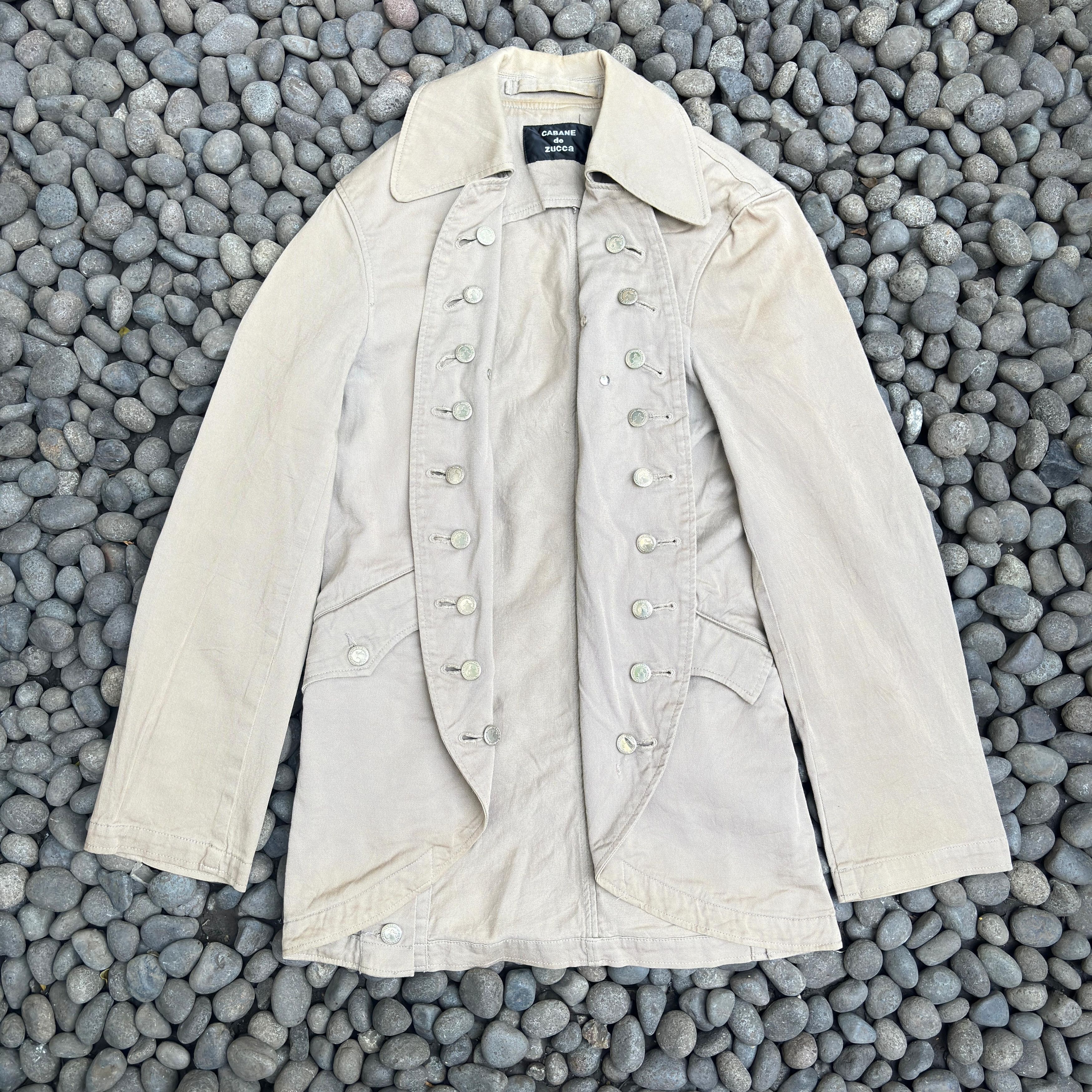 CABANE de ZUCCa × Hai Sporting Gear × Issey Miyake rare 90s issey Miyake Cabane de Zucca Asymmetricalt Jacket Size S / US 4 / IT 40 - 3 Thumbnail
