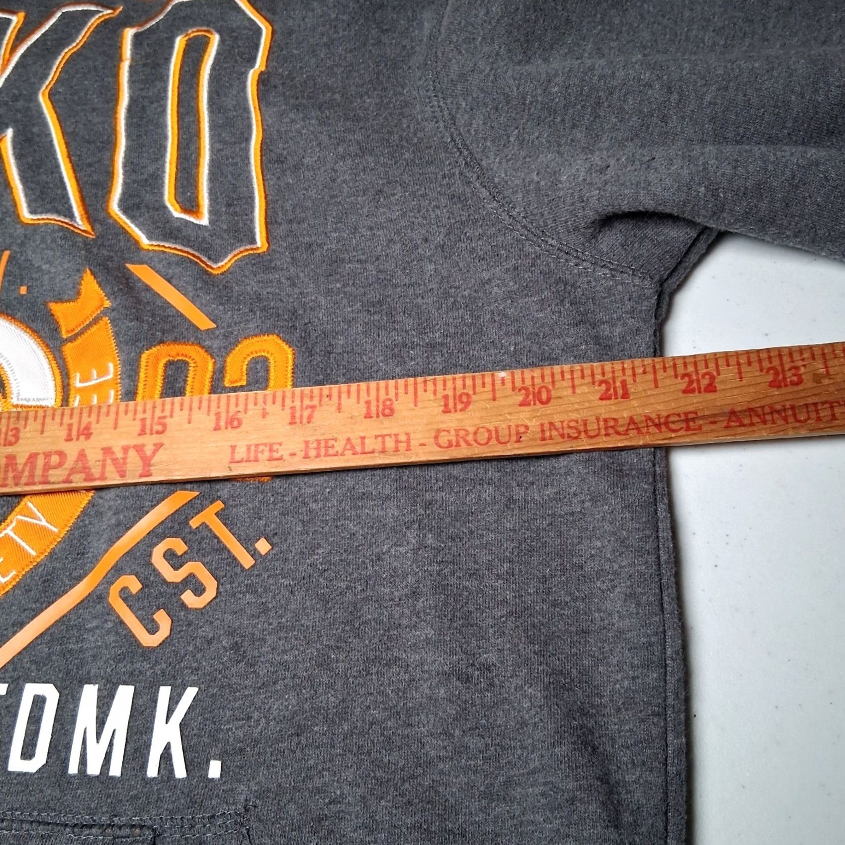 Ecko Unltd. VINTAGE Ecko UNLTD Hooded Sweatshirt Men M Gray Orange Full Zip Hoodie Streetwear READ Size US M / EU 48-50 / 2 - 6 Thumbnail