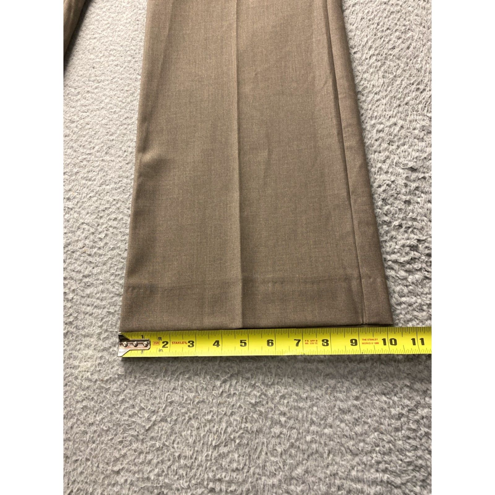 Gap Gap Wide Leg Pants Women Regular 6R Brown 32x30 Full Length Polyester Blend Pockets Zipper Button City Preppy Vintage No Mens Womens Boys Girls Size 28" / US 6 / IT 42 - 6 Thumbnail