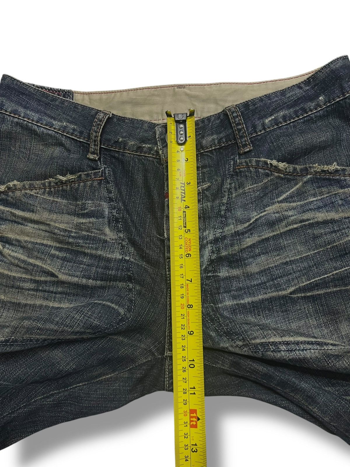 Marithe + Francois Girbaud Vintage 90s Marithé + François Girbaud MFG - Y2K Carpenter Size US 32 / EU 48 - 13 Thumbnail