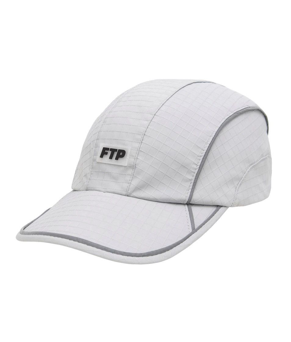 Fuck The Population FTP Piping Facemask Runner Hat Grey Size ONE SIZE - 5 Thumbnail