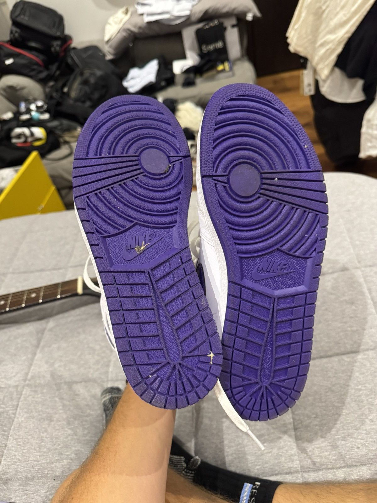 Jordan Brand × Nike AIR JORDAN 1 “COURT PURPLE” Size US 10.5 / EU 43-44 - 6 Thumbnail