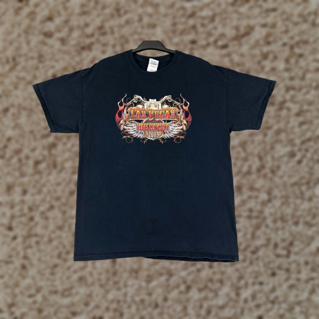 Vintage Bike Week T-Shirt Mens Large Black Cotton Short Sleeve Crew Neck 2013 Motorcycle Music Size US L / EU 52-54 / 3 - 1 Thumbnail