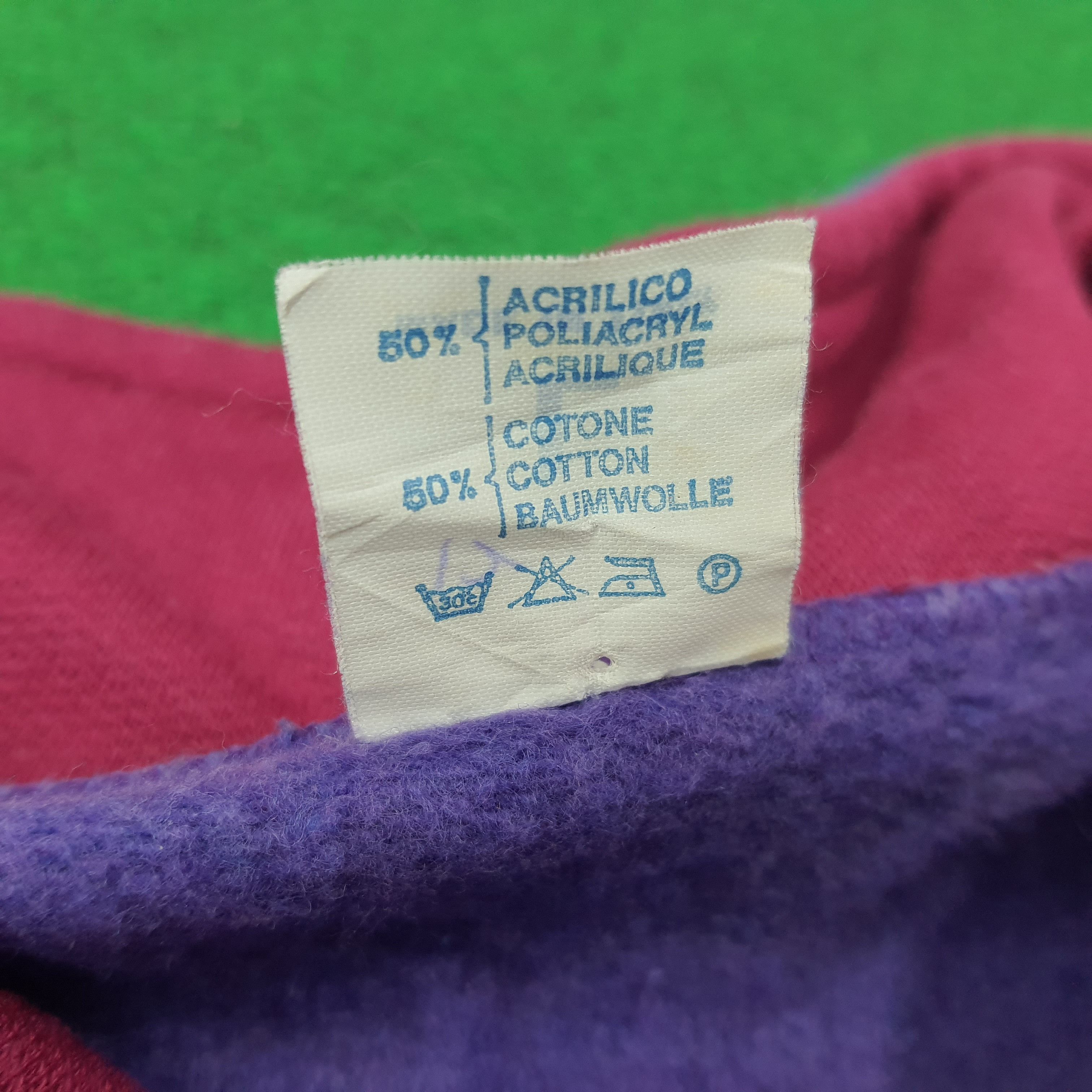 Vintage Vintage 90s Blue Ocean Polo Collar Pullover C268N14 Size US L / EU 52-54 / 3 - 6 Thumbnail