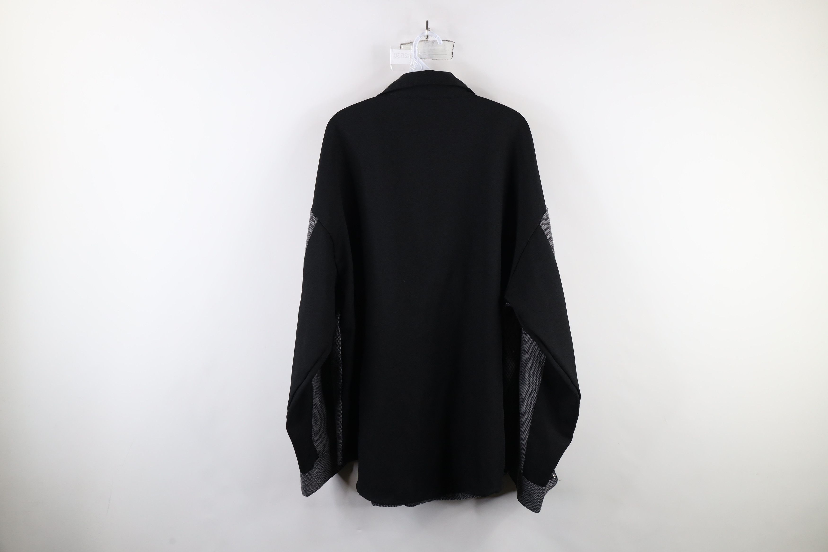 Vintage Vintage 90s Rockabilly Block Knit Collared Button Shirt Size US XL / EU 56 / 4 - 12 Thumbnail