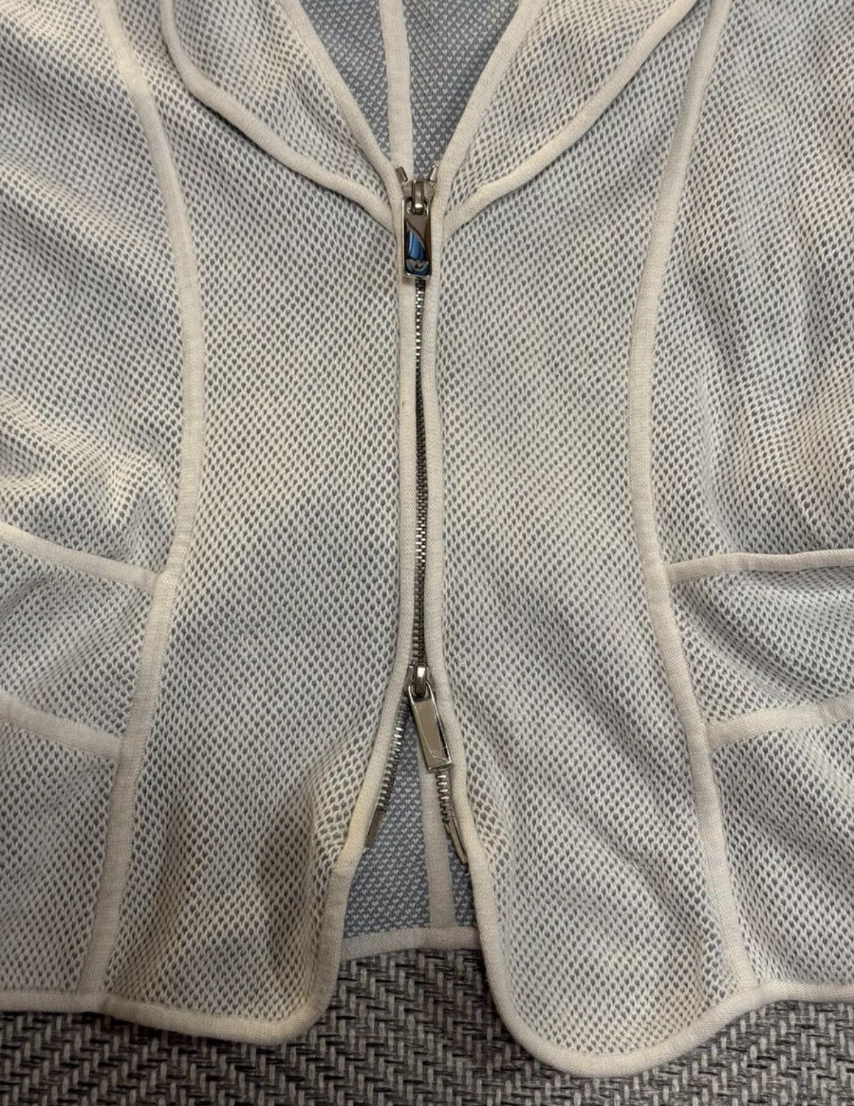 Emporio Armani Emporio Armani Y2K Mesh Zip-Up Jacket K24 Size S / US 4 / IT 40 - 7 Thumbnail