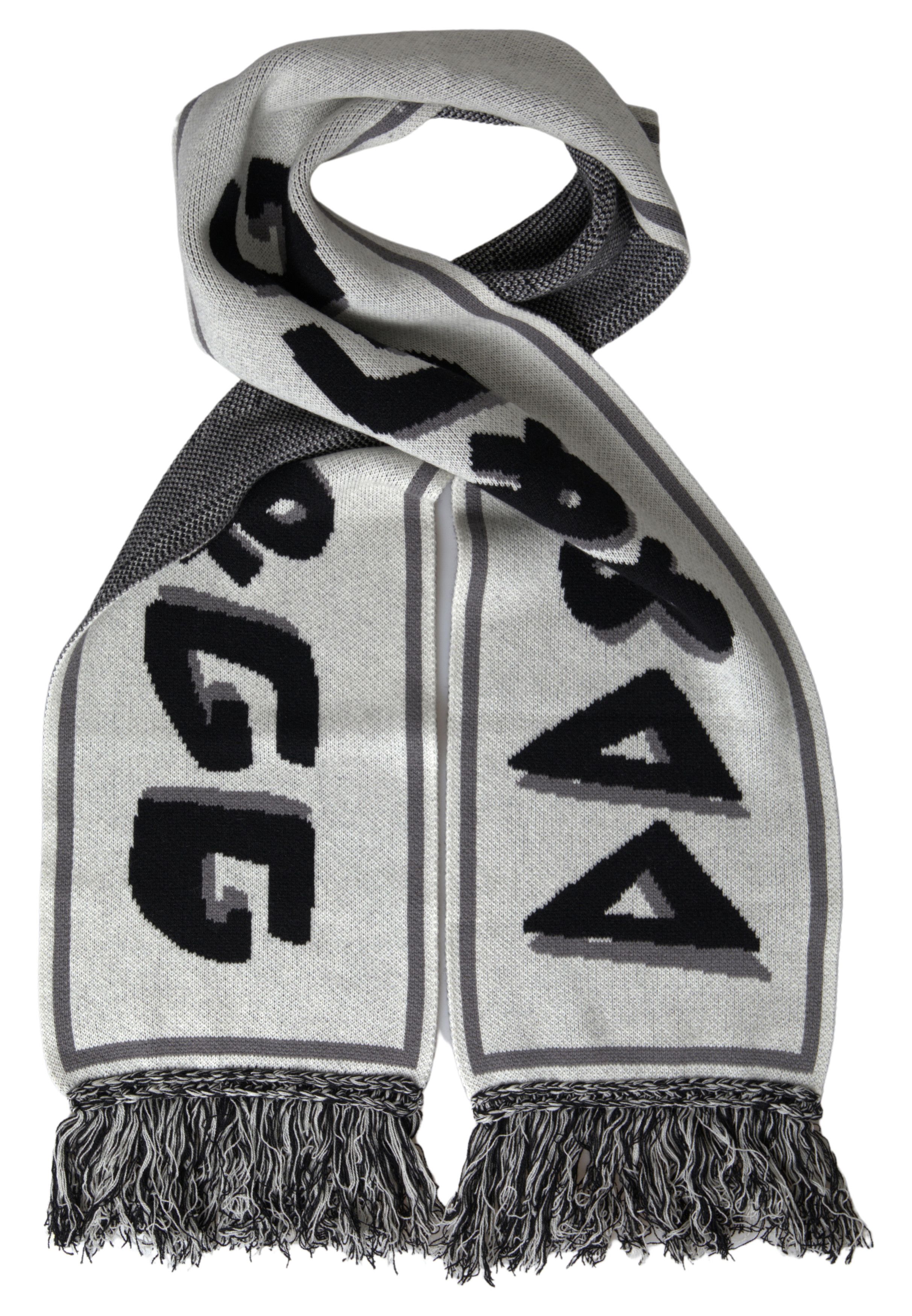 Dolce & Gabbana Elegant Gray Cashmere Men's Men's Scarf Size ONE SIZE - 1 Thumbnail