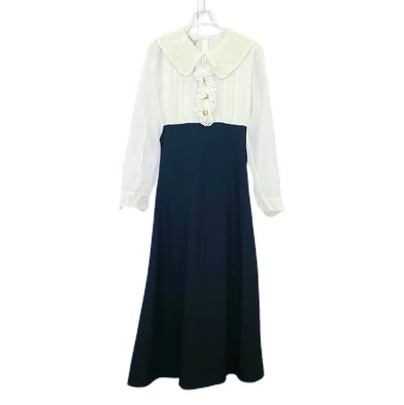 Miu Miu Miu Miu Long Sleeve White Cotton Dress 0089 Size M / US 6-8 / IT 42-44 - 1 Thumbnail