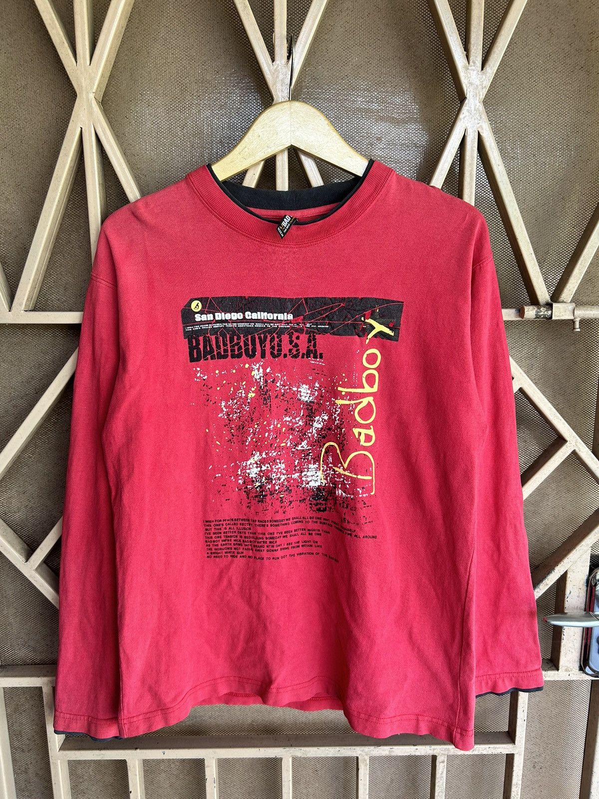 Japanese Brand 💸BINDINGOFFER💸Bad boy japanese poem long sleeve Size US L / EU 52-54 / 3 - 1 Thumbnail