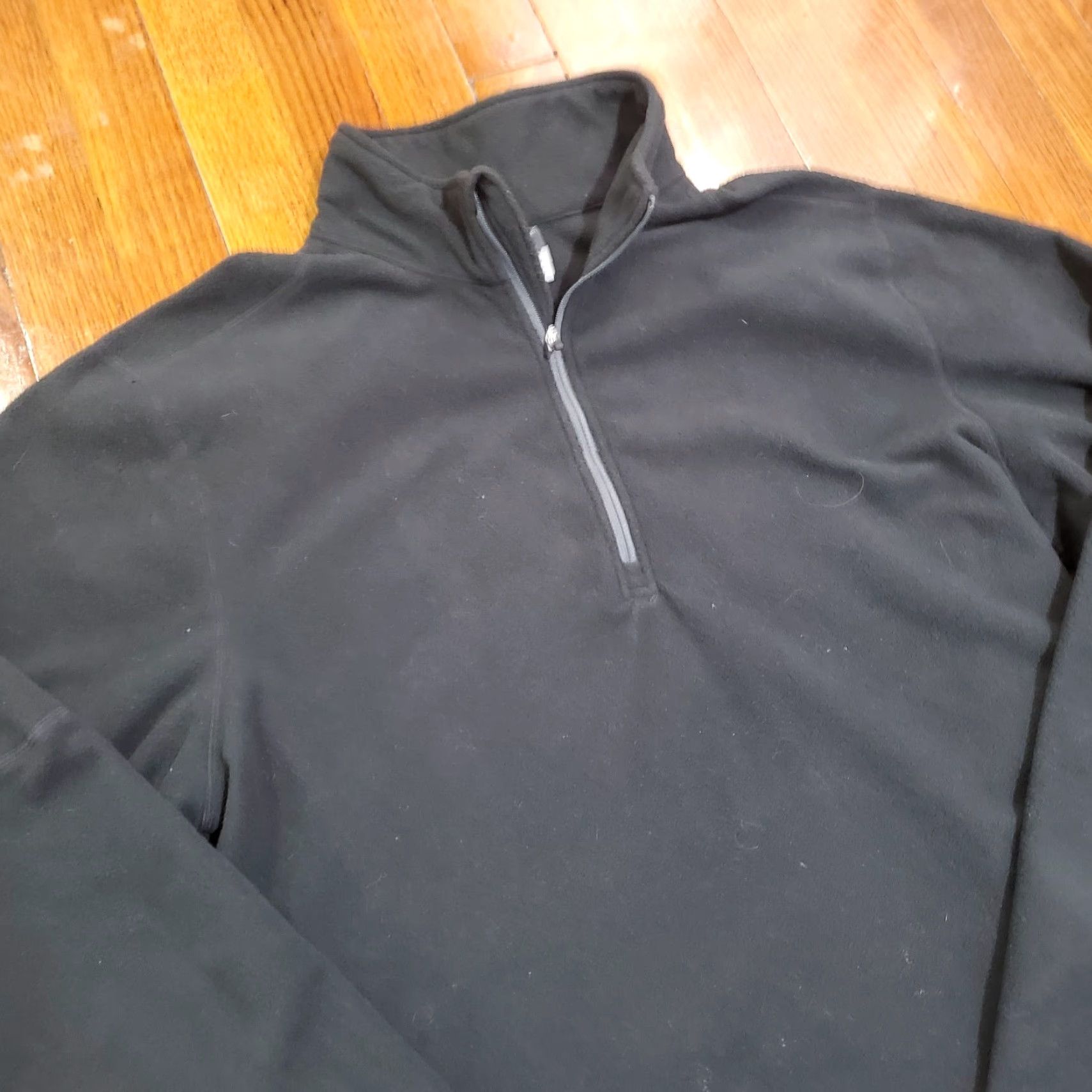 Nike VINTAGE Nike Pullover Men L Black Therma Fit 1/4 Zip Mock Neck Sweatshirt Active Y2K Size US L / EU 52-54 / 3 - 4 Thumbnail